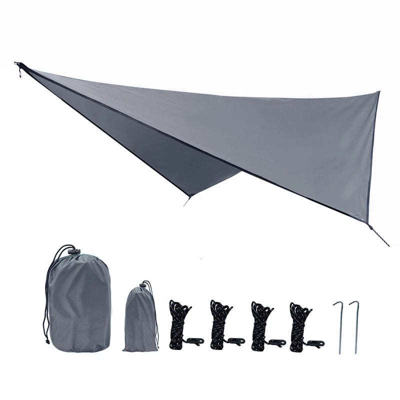 Planet Gates Waterproof Portable Tarp Multifunctional Outdoor Camping Traveling Awning Backpacking Rainfly Tarp Shelter Rain Tarp