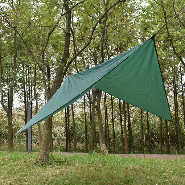 Planet Gates Waterproof Portable Tarp Multifunctional Outdoor Camping Traveling Awning Backpacking Rainfly Tarp Shelter Rain Tarp
