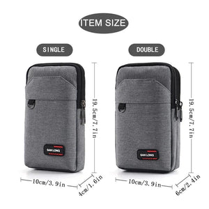 Planet Gates Waterproof Waist Bag Purse Single/double Layer Outdoor  Waist Fanny Pack Men Phone Pouch Camping Hunting Tactical Bag