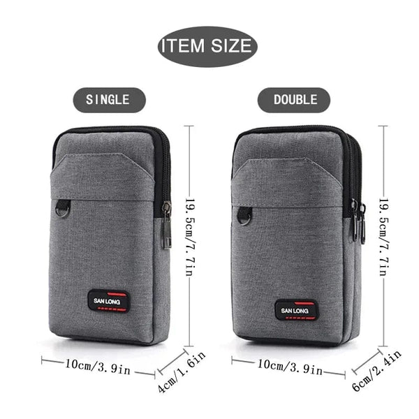 Planet Gates Waterproof Waist Bag Purse Single/double Layer Outdoor  Waist Fanny Pack Men Phone Pouch Camping Hunting Tactical Bag