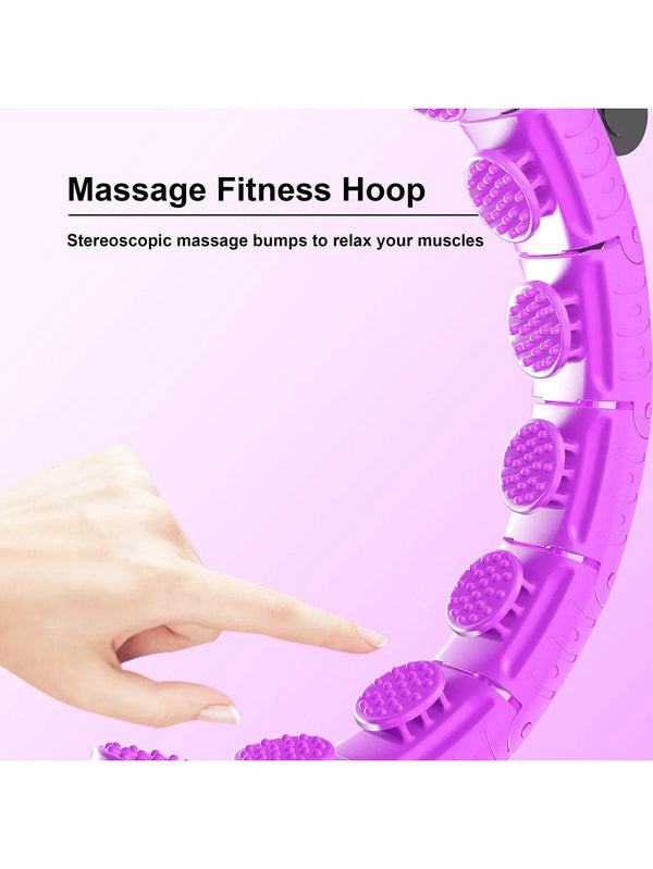 Planet Gates Weighted Massage Fitness Circle Hoops Weight Loss Detachable Links ,Exercise Weight Loss Sport Hoop