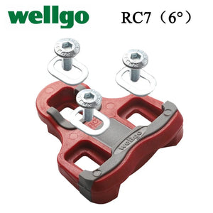 Planet Gates Wellgo Bicycle Pedal Cleats Accessories RC7 SH10 SH11 SH12 SPD Cleats Locking Plate Splint Compatible 0/2/6 Degree Bike Pedals