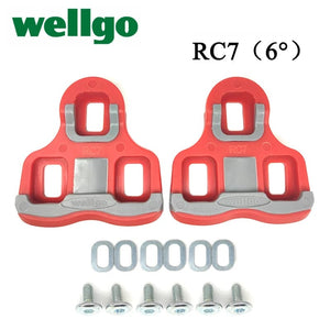 Planet Gates Wellgo Bicycle Pedal Cleats Accessories RC7 SH10 SH11 SH12 SPD Cleats Locking Plate Splint Compatible 0/2/6 Degree Bike Pedals