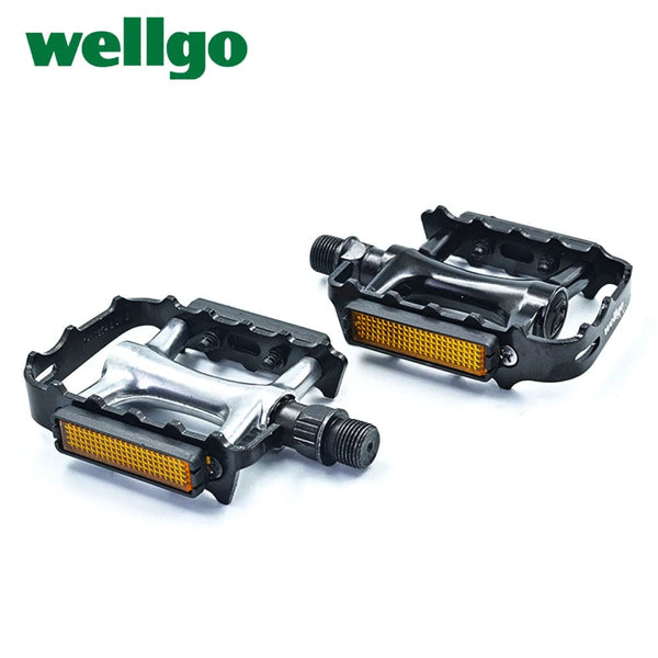 Planet Gates Wellgo M248DU Ultralight Aluminum Alloy MTB Bike Road Bicycle DU Ball Bearing Boron Steel Spindle Bicycle Pedal Cycling Parts