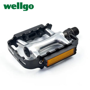 Planet Gates Wellgo M248DU Ultralight Aluminum Alloy MTB Bike Road Bicycle DU Ball Bearing Boron Steel Spindle Bicycle Pedal Cycling Parts