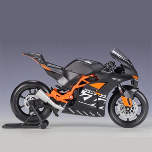 Planet Gates Welly 1:12 KTM RC 8C Alloy Road Racing Motorcycle Model Diecast Metal Street Sports Cross-country Motorcycle Model Children Gift