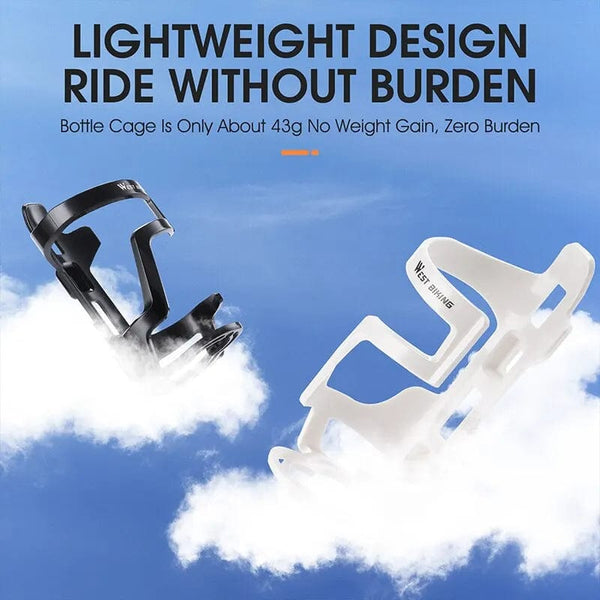 Planet Gates WEST BIKING Bicycle Water Bottle Holder MTB Road Bike Lightweight Bottle Cage Mount Cycling Triathlon Cup Holder Accessories