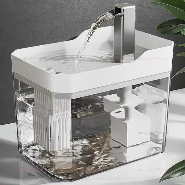 Planet Gates White / 1.5L 2026 new Cat Automatic Water Dispenser Drinking circulating filters flowing water intelligent pet automatic water dispenser