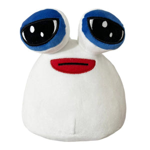 Planet Gates white / 10-13cm 13-40cm My Pet Pou Kawaii Plush Toy Stuffed Animal Game Soft Anime Doll Cotton Sofa Sleeping Pillow Birhday Gift for Children