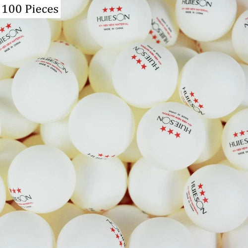 Planet Gates white 100 Huieson 30 50 100 English New Material Table Tennis Balls 3 Star 40+ ABS Plastic Ping Pong Balls Table Tennis Training Balls