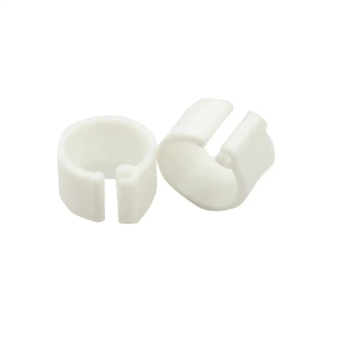 Planet Gates White / 100 Pcs 100 Pcs Plastic Foot Ring Pigeon Foot Ring 8mm Bird Mark Foot Ring Bird Breeding Pigeon Poultry Feeding Poultry PIGEON FOOT RING