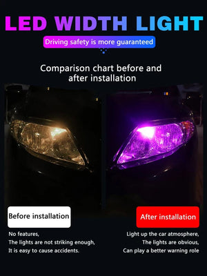 Planet Gates White / 10pcs 10PCS W5W LED T10 Car Light COB Glass Housing Auto Automobiles Wedge License Plate Lamp Interior Dome Reading Light t10 DRL Bulb