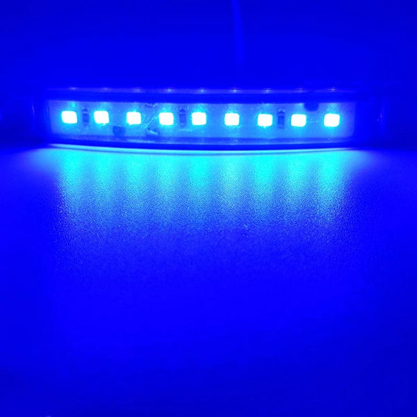 Planet Gates White 10PCS 9 SMD Light Oval Clearance Trailer 24V Truck Lorry Caravan Camion LED Side Marker Indicator Lamp 12V Luces Remolque