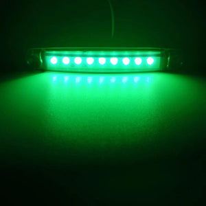 Planet Gates White 10PCS 9 SMD Light Oval Clearance Trailer 24V Truck Lorry Caravan Camion LED Side Marker Indicator Lamp 12V Luces Remolque