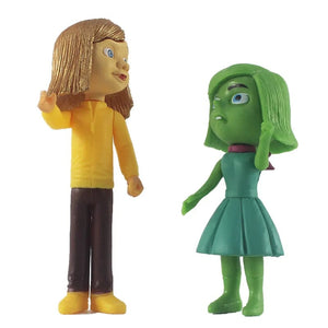 Planet Gates WHITE 10pcs/Set Inside Out 2 Action Figure Toy Cartoon Movie Joy Anxiety Anger Sadness Disgust Fear Model Doll Figurines Kids Gift