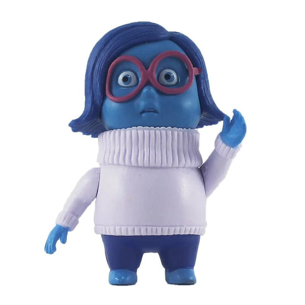 Planet Gates WHITE 10pcs/Set Inside Out 2 Action Figure Toy Cartoon Movie Joy Anxiety Anger Sadness Disgust Fear Model Doll Figurines Kids Gift