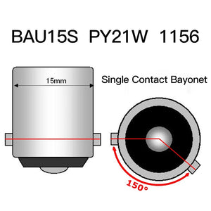 Planet Gates WHITE / 1156 ba15s P21W 2pcs R5W R10W Mini Led 1156 P21W BA15S P21/5W 1157 BAU15S PY21W Car Signal Lamp Daytime Running Light 12V Auto Car Fog Lamp