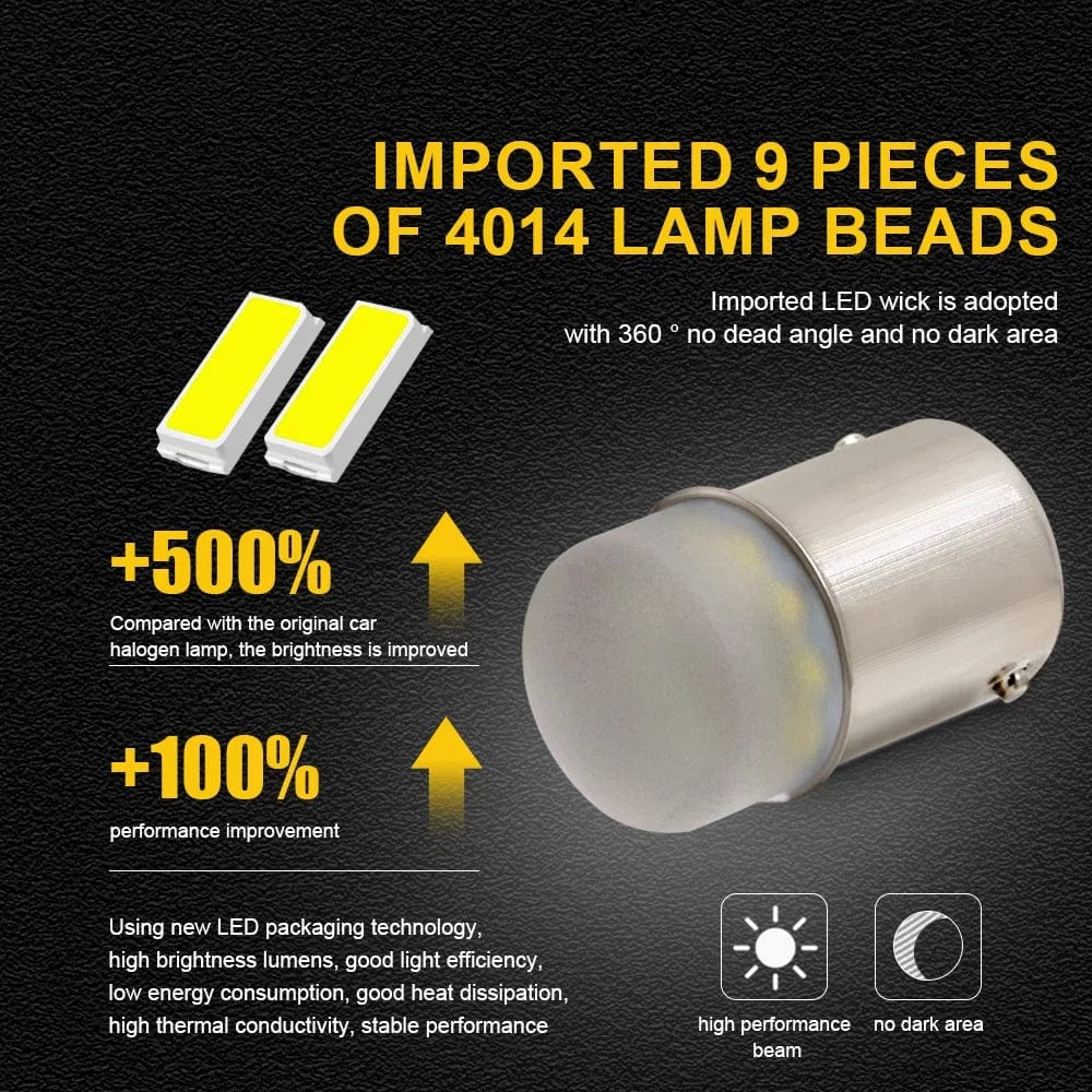 Planet Gates WHITE / 1156 ba15s P21W 2pcs R5W R10W Mini Led 1156 P21W BA15S P21/5W 1157 BAU15S PY21W Car Signal Lamp Daytime Running Light 12V Auto Car Fog Lamp