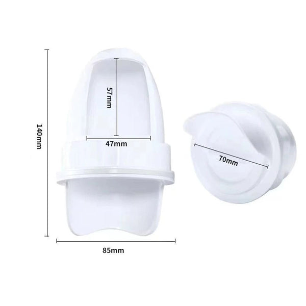 Planet Gates White 11pcs Chicken Feeder Poultry Feeding Supplies DIY Rain Proof Poultry Feeder Port Gravity Feed Kit For Buckets Barrels Bins Troughs