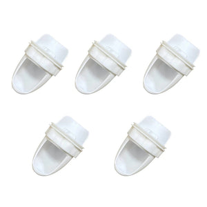 Planet Gates White 11pcs Chicken Feeder Poultry Feeding Supplies DIY Rain Proof Poultry Feeder Port Gravity Feed Kit For Buckets Barrels Bins Troughs