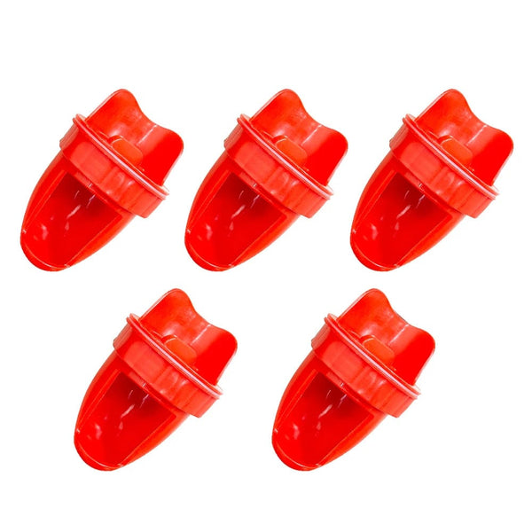 Planet Gates White 11pcs Chicken Feeder Poultry Feeding Supplies DIY Rain Proof Poultry Feeder Port Gravity Feed Kit For Buckets Barrels Bins Troughs