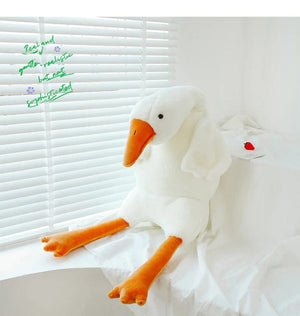 Planet Gates white / 130cm 90-190cm Lovely Big White Goose Throw Pillow Plush Toy Big Goose Doll Sleep on Bed Birthday Gift Girl Envio Gratis Stuffed Toys