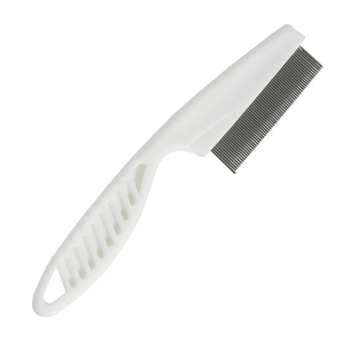 Planet Gates WHITE / 14cm Home Pet Animal Care Comb Protect Flea Comb for Cat Dog Pet Stainless Steel Comfort Flea Hair Grooming Cleaning Tool Pet Product