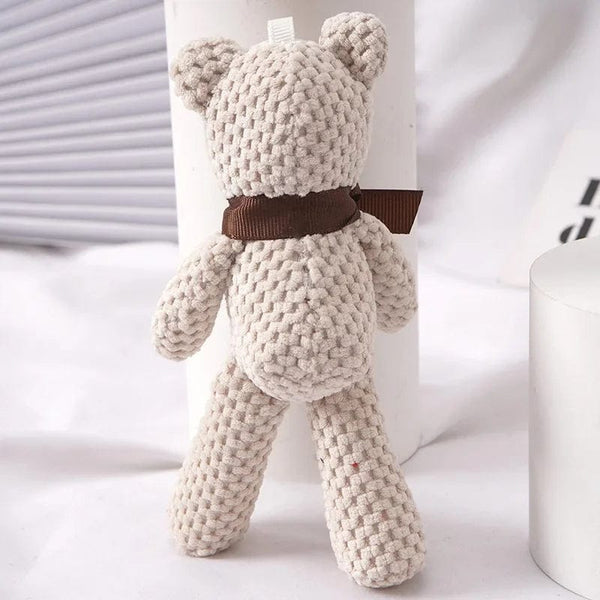 Planet Gates White / 15-16cm Kids Plush Animals Toys Cute Bear Stuffed Bags Key Pendant Dolls Gifts Birthday Wedding Party Decor Children Baby Bear Stuffed