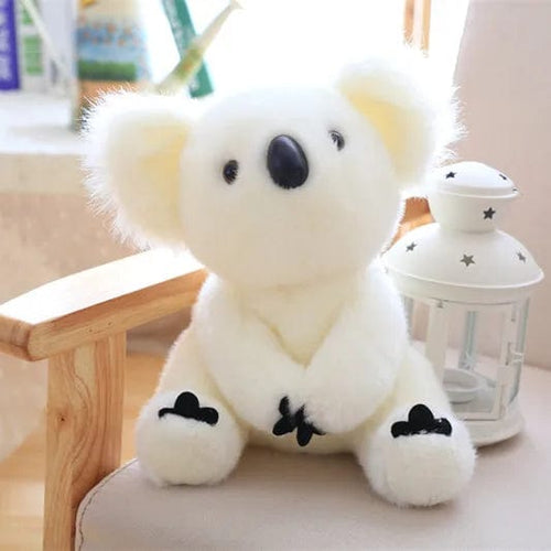 Planet Gates WHITE / 17cm 1pc Kawaii Simulation Australia Koala Plush Toy Stuffed Animal Doll Mom Baby Kids Infant Girls Toys Birthday Gift Home Decor