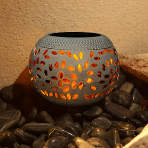 Planet Gates White / 1pc 1pc Solar Table Lights Outdoor Waterproof, Dancing Flickering Flame Lamp, White Metal Tabletop Light, Solar Powered Decorative Lighting Lantern, Halloween Decorations Lights Outdoor For Desk Bedroom Patio