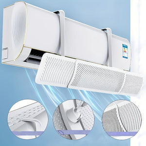 Planet Gates White 1pc Air Conditioning Deflector Keep Your Home Cool And Comfortable With This Easily Adjustable Portable Air Conditioner Deflector Wall Mount Universal Wind Screen Cover!