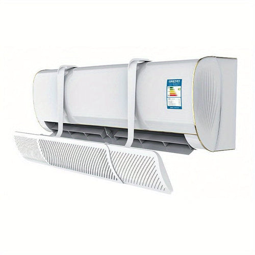 Planet Gates White 1pc Air Conditioning Deflector Keep Your Home Cool And Comfortable With This Easily Adjustable Portable Air Conditioner Deflector Wall Mount Universal Wind Screen Cover!