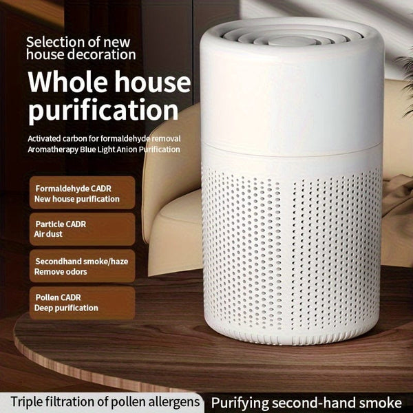 Planet Gates White 1pc, Air Purifier Smoke Odor Removal Household Formaldehyde Indoor Odor Removal Negative Ion Purifier Air Fresheners For Classroom School Bedroom Office Halloween Christmas Gift Room Decor