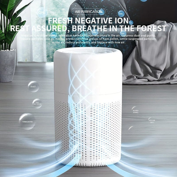 Planet Gates White 1pc, Air Purifier Smoke Odor Removal Household Formaldehyde Indoor Odor Removal Negative Ion Purifier Air Fresheners For Classroom School Bedroom Office Halloween Christmas Gift Room Decor