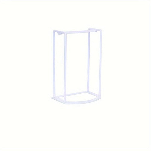 Planet Gates White 1pc Clothes Hanger Organizer, Plastic Storage Hanger Bracket Rack, Idle Hanger Stacking Rack Storage Rack, Portable Hanger Stacker, Space Saving