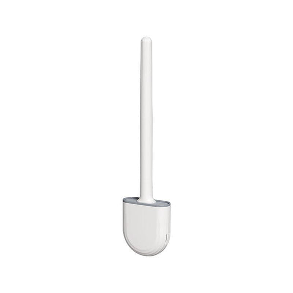 Planet Gates white 1pc, Detachable Soft Rubber Toilet Brush With No Dead Angle Cleaning - Easy To Use And Effective