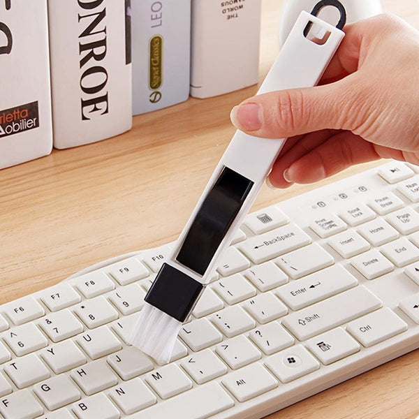 Planet Gates White 1pc Multifunctional Window Groove Cleaning Brush - Efficiently Clean Keyboards and Kitchen Supplies with One Tool
