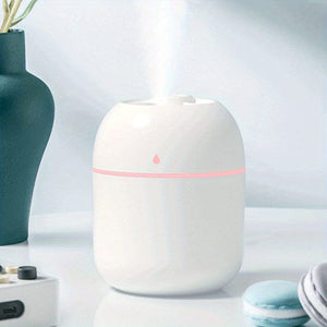 Planet Gates White 1pc Portable Mini Cup Spray Mist Humidifier Double Wet Aroma Essential Oil Diffuser Car Usb Air Humidifier 220ml