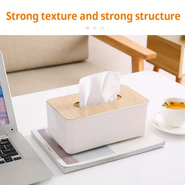 Planet Gates White 1pc, Tissue Box Holder, Desktop Tissue Holder, Tissue Box Cover, Wooden Cover Tissue Box, Decorative Tissue Holder, Creative Tissue Box For Home Kitchen Bedroom Living Room Dining Room, Home Storage Box, Home Decor,
