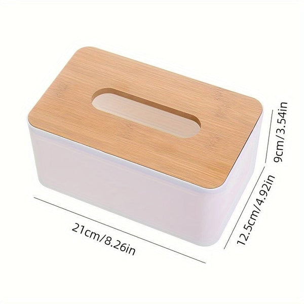 Planet Gates White 1pc, Tissue Box Holder, Desktop Tissue Holder, Tissue Box Cover, Wooden Cover Tissue Box, Decorative Tissue Holder, Creative Tissue Box For Home Kitchen Bedroom Living Room Dining Room, Home Storage Box, Home Decor,
