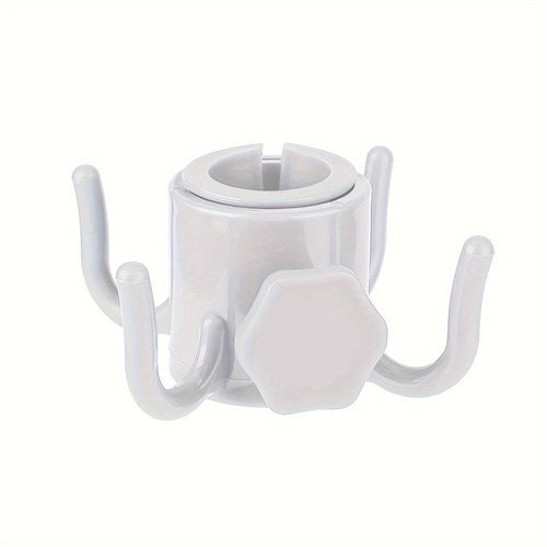 Planet Gates White 1pc Umbrella Canopy 4-Prongs Durable Beach Umbrella Hanging Hook Plastic Umbrella Hook Hanging Beach Umbrella Hanger Clips Holder (Color : White)