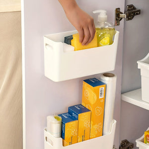 Planet Gates White 1pc Underwear Storage Box, Plastic Storage Drawer Basket For Ties Bras, Socks, Household Space Saving Organizer Of Wardrobe, Closet, Bedroom, Home, Dorm