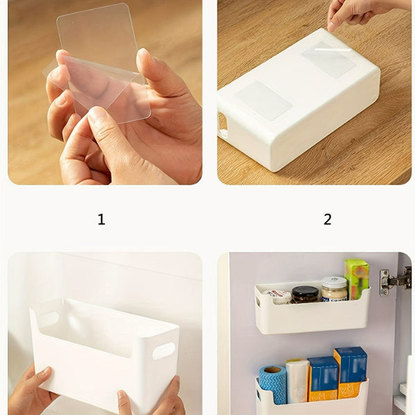 Planet Gates White 1pc Underwear Storage Box, Plastic Storage Drawer Basket For Ties Bras, Socks, Household Space Saving Organizer Of Wardrobe, Closet, Bedroom, Home, Dorm