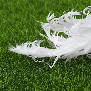 Planet Gates white 1pc White Birds Artificial Foam Feather Doves Craft Birds Mini Decorative Birds 15*4.5cm