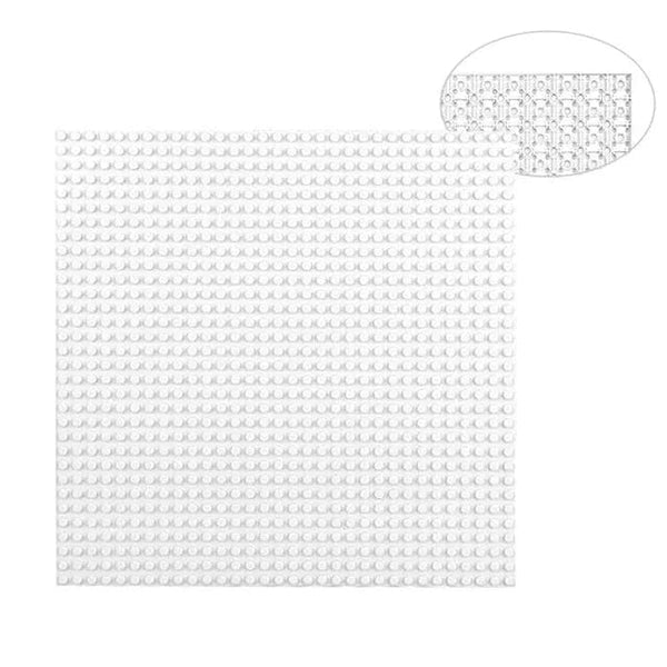Planet Gates White 1pcs Double-sided 32x16 32x32 Dots Base Plate Classic Small Bricks Baseplates Building Blocks Compatible brand Construction kids toys