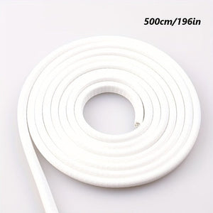 Planet Gates White 1Roll 16.4ft Car Door Edge Guards, Rubber Edge Trim Car Door Protector Automotive Door Entry Guard Automotive Trim Car Door Edge Protector