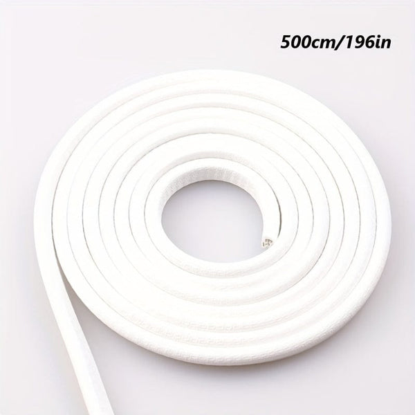 Planet Gates White 1Roll 16.4ft Car Door Edge Guards, Rubber Edge Trim Car Door Protector Automotive Door Entry Guard Automotive Trim Car Door Edge Protector