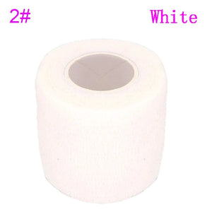 Planet Gates White / 2.5cm X 4.8m Tom's Hug Colorful Sport Self Adhesive Elastic Bandage Wrap Tape 4.8m Knee Support Pads Finger Ankle Palm Shoulder Bandage