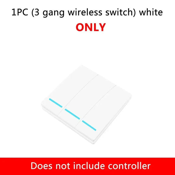 Planet Gates white 2 gang only / CHINA GERMA 1/2/3 Gang RF 433Mhz Smart home Push Wireless Switch Light Remote Control Wall Button Ceiling Lamp On Off ASK Ev1257
