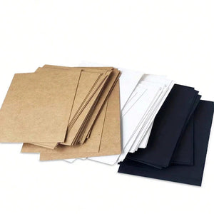 Planet Gates White 20/30pcs A6 Size 10 X 15cm Kraft Paper 350gsm Card paper, DIY Gift Packing Cardboard Paper Blank Postcard hand-drawn doodles